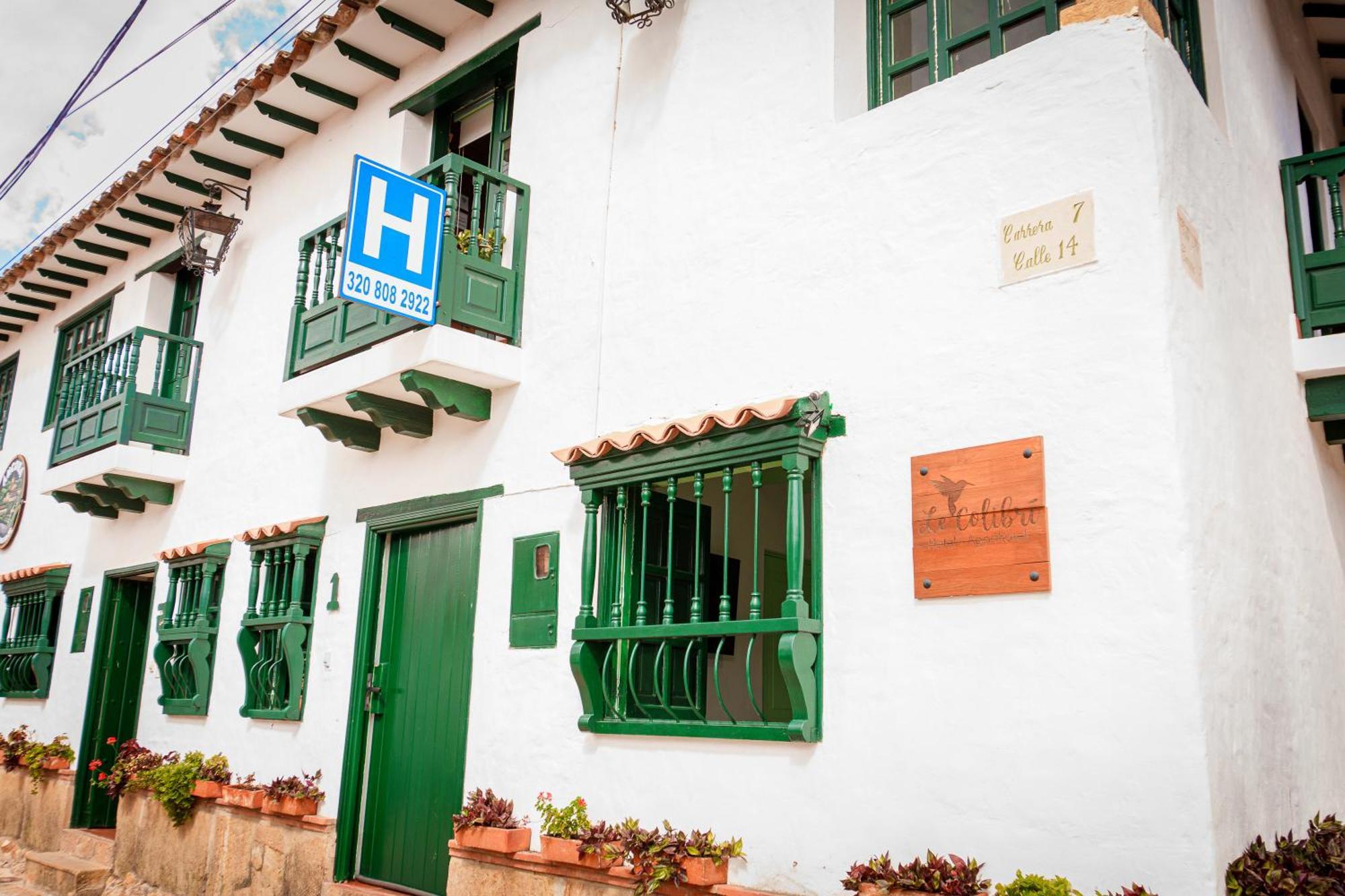 Apartamentos Y Habitaciones Le Colibri - Villa De Leyva Exterior foto